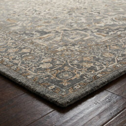 Livabliss Arda-Vintage Blue Grey Brown Traditional Boho Fringe Living Dining Bedroom Rug 200 X 290 Cm Easy Care, Non Shedding - thumbnail 6