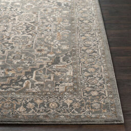 Livabliss Arda-Vintage Blue Grey Brown Traditional Boho Fringe Living Dining Bedroom Rug 200 X 290 Cm Easy Care, Non Shedding - thumbnail 5
