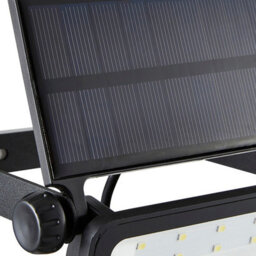 Luminosa Lighting Luminosa Zink Pir Solar 6000K Led Outdoor Modern Wall Lamp Black Ip54 - thumbnail 5