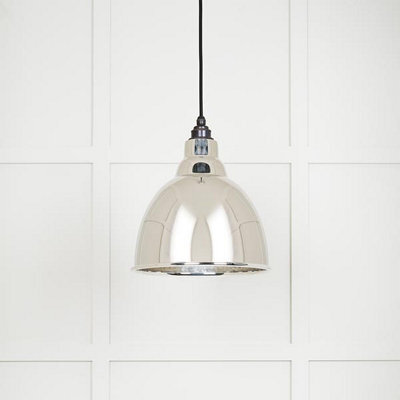 From the Anvil Hammered Nickel Brindley Pendant - image 1