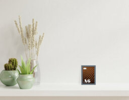 A6 Grey Picture Frame Fits A6 (10.5 X 14.8Cm - 4.1 X 5.8In) Poster, Photo, Artwork, Or Print. - thumbnail 4