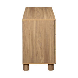 Sweeek - Chest Of 6 Drawers Wood Decor Hazel Wood Effect 120X45X73 Cm - Ayana - thumbnail 6