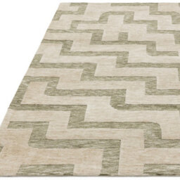 Cream Easy To Clean Abstract Modern Rug For Living Room, Bedroom - 160Cm X 230Cm - thumbnail 3