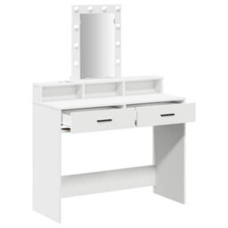 Walplus Dressing Table White 100 X 41 X 140 Cm Engineered Wood - thumbnail 4