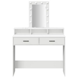Walplus Dressing Table White 100 X 41 X 140 Cm Engineered Wood - thumbnail 5