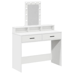 Walplus Dressing Table White 100 X 41 X 140 Cm Engineered Wood - thumbnail 2
