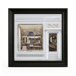 Home Luxe Interiors Dior Maison Boutique Black Step Frame 40X40Cm Luxury Wall Art Decor - thumbnail 3