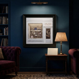 Home Luxe Interiors Dior Maison Boutique Black Step Frame 40X40Cm Luxury Wall Art Decor - thumbnail 2