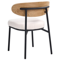 Beliani Set Of 2 Dining Chairs Winton Boucle Off-White - thumbnail 7