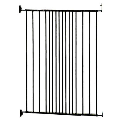Safetots Extra Tall Screw Fitted Baby Stair Gate, 62.5Cm - 106.8Cm, Black, 103.5Cm In Height - image 1