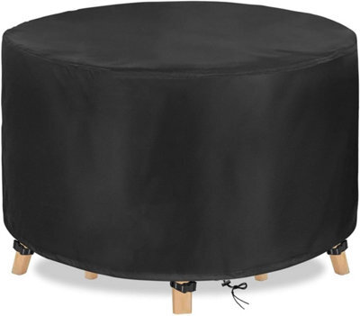 210D Garden Table Cover, Waterproof Outdoor Furniture Round 140X71Cm - image 1