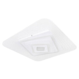 Luminosa Lighting Luminosa Jocelyn Sqaure Integrated Led Semi Flush Ceiling Light White Led Dimmable 3000-6500K Remote Control Tuya Smart - thumbnail 2