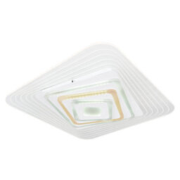 Luminosa Lighting Luminosa Jocelyn Sqaure Integrated Led Semi Flush Ceiling Light White Led Dimmable 3000-6500K Remote Control Tuya Smart - thumbnail 7
