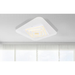 Luminosa Lighting Luminosa Jocelyn Sqaure Integrated Led Semi Flush Ceiling Light White Led Dimmable 3000-6500K Remote Control Tuya Smart - thumbnail 9