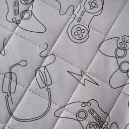 OHS Gaming Pinsonic Duvet Cover Quilt Pillowcase Soft Quilted Single Bedding Set - thumbnail 4