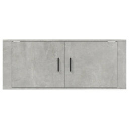 Berkfield Wall Mounted Tv Cabinet Concrete Grey 100X34.5X40 Cm - thumbnail 6