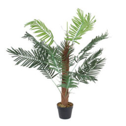 Oypla Artificial Palm Tree Plant 100Cm Indoor Outdoor Decoration - thumbnail 2