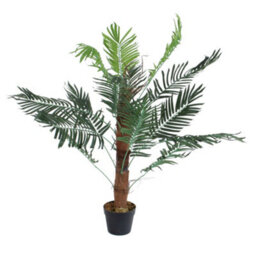 Oypla Artificial Palm Tree Plant 100Cm Indoor Outdoor Decoration - thumbnail 3