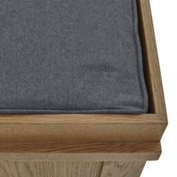 Broadway Oak Hallway Storage Bench With Baskets  - Fully Assembled By Roseland Furniture - thumbnail 8