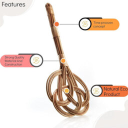 Novecrafto Hand-Made Carpet Beater - Rug Beater Crafted For Durability - Essential For Pet Owners - Built To Endure - thumbnail 4