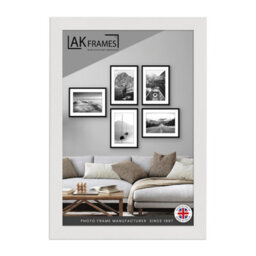 "AK Frames 14X12"" White Poster Frame - Modern Picture Frame For Wall Art, Prints And Photos - Durable And Stylish Display Frame" - thumbnail 1