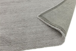 Silver Shaggy Modern Plain Easy To Clean Rug For Dining Room Bed Room And Living Room-200Cm X 290Cm - thumbnail 5