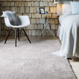 Silver Shaggy Modern Plain Easy To Clean Rug For Dining Room Bed Room And Living Room-200Cm X 290Cm - thumbnail 3