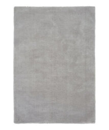 Silver Shaggy Modern Plain Easy To Clean Rug For Dining Room Bed Room And Living Room-200Cm X 290Cm - thumbnail 1