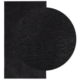 Walplus Rug Huarte Short Pile Soft And Washable Black 80X150 Cm - thumbnail 3