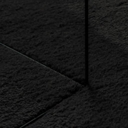 Walplus Rug Huarte Short Pile Soft And Washable Black 80X150 Cm - thumbnail 8