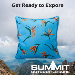 Scatter Cushion Birds Of Paradise Design Piping Edge Soft 45Cm X 45Cm Blue X 1 - thumbnail 6