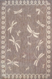 Natural Outdoor Rug, Animal Bordered Stain-Resistant Rug For Patio Decks Garden, Modern Outdoor Area Rug-60Cm X 120Cm - thumbnail 4