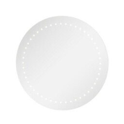 Plum&clay Comet Battery Powered Round Led Mirror (W)60Cm (H)60Cm