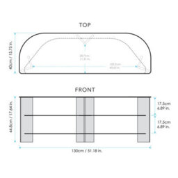 "Avf Varano 1.3M Tv Stand, For Tvs Up To 65"" - Black" - thumbnail 5