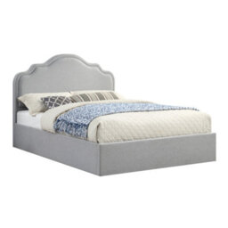 Home Treats Double Ottoman Bed With Hybrid Mattress High Headboard Storage Bed Grey - thumbnail 5