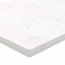 Berkfield Durable Table Top White 80X40X2.5 Cm Solid Wood Pine Rectangular - thumbnail 6