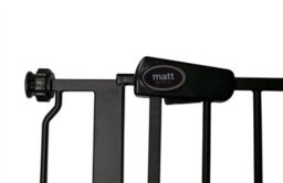 Safetots Extra Tall Metal Safety Gate Pressure Fit, 120.3Cm - 127.9Cm, Slate Grey, 104Cm In Height, Extra Tall Baby Gate - thumbnail 8