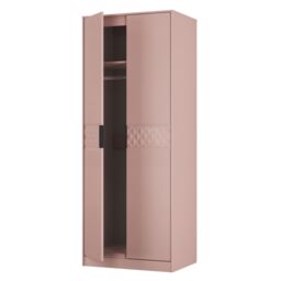 Anzio Ready Assembled Modern Matt Kobe Pink Tall Double Wardrobe (H)1956mm (W)766mm (D)530mm - thumbnail 5