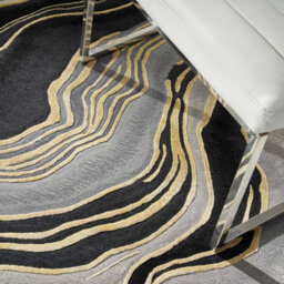 Prismatic Prs31 Charcoal Grey Wool Rug By Nourison-236Cm X 297Cm - thumbnail 8
