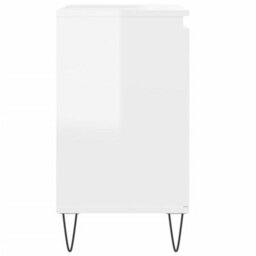 Berkfield Bathroom Cabinet High Gloss White 58X33X60 Cm Engineered Wood - thumbnail 6