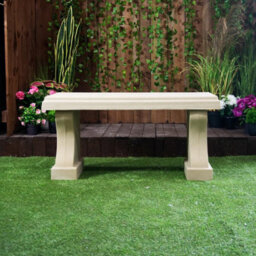 White Sandstone Garden Bench Seat - thumbnail 4