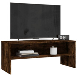Walplus Tv Cabinet Smoked Oak 100X40X40 Cm Engineered Wood - thumbnail 3