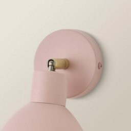 Valuelights Millie Rose Pink Scallop Adjustable Wall Light - thumbnail 3