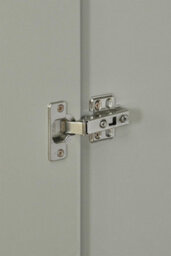 Swish Furniture Highbury 3 Door Wardrobe Light Grey Triple 5 Shelf Hanging Rail Bedroom Storage - thumbnail 9
