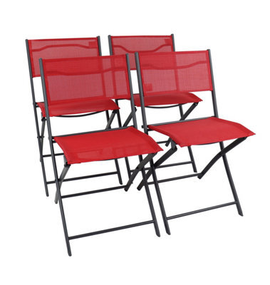 Vcm 4-Piece Garden Chair Folding Chair Sumila - image 1
