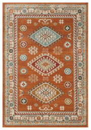 Underfoot Large Living Room Rug Indoor Rug Terracotta Boho Soft Traditional 20mm Thick Runner Rugs - thumbnail 4