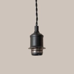 Valuelights Reni Charcoal Drum Shade 3 Drop Bar Matte Black Diner Ceiling Pendant Light - thumbnail 4