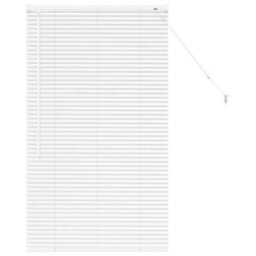 Walplus Window Blind With Curtains Manual White Aluminium - thumbnail 2