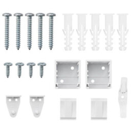 Walplus Window Blind With Curtains Manual White Aluminium - thumbnail 9
