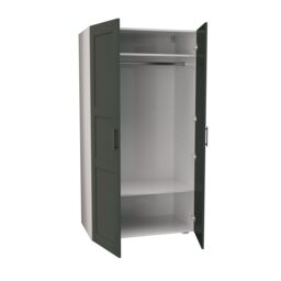 Atomia Traditional Matt Heritage Green Double Wardrobe (H)1875mm (W)1000mm (D)580mm - thumbnail 4
